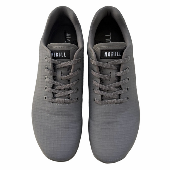 Nobull Outwork Reflective Trainer Gray Size 12 Unisex EUC Monochromatic